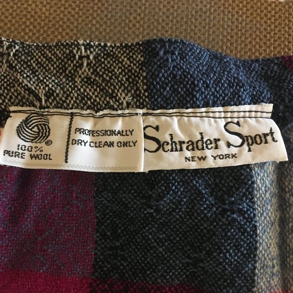 Vintage Wrap Plaid Skirt by Schrader Sport - Picture 6 of 6